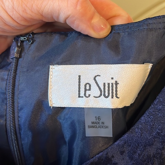 NWT Le Suit size 16 sleeveless dress with beautiful - Picture 10 of 11